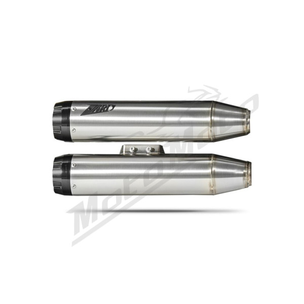 ZARD Overlapped Slip-Ons Muffles Harley Davidson FXBB / FXBBS / FXST / FXLRST 1750-1923cc 18-24
