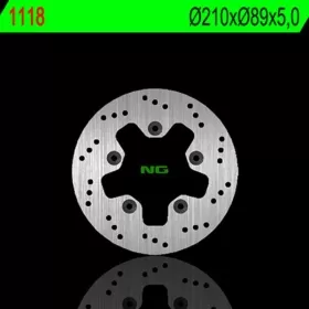 NG BRAKES 1118 Round Fixed Brake Disc SUZUKI AN 400 05-19