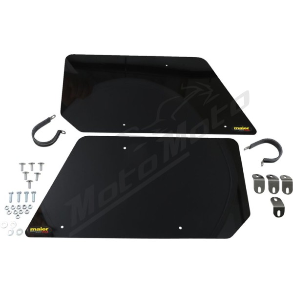 MAIER Side Number Plates For Racing Black Yamaha YXZ 1000RR 16-25