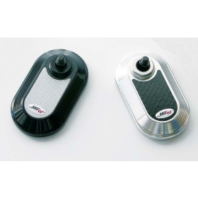 MFW Small Model MFW2 Mirror Universal - Carbon Silver (1pc) M8 x 1.25