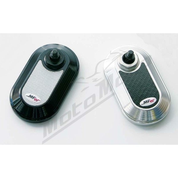MFW Small Model MFW2 Mirror Universal - Carbon Silver (1pc) M8 x 1.25
