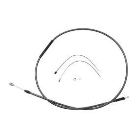 MAGNUM SHIELDING Polished Karbon Fiber Clutch Cable Harley Davidson FLHR / FLHS / FLHTCU / FLTRI / XLH 883/1550 86-06 184.5cm 