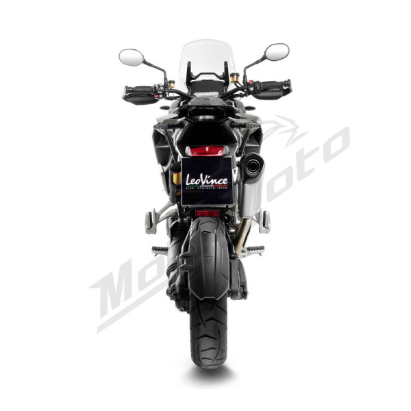 LEOVINCE LV-14 Stainless Steel / Carbon Fiber Slip-On Muffler Triumph Tiger 1200 22-25