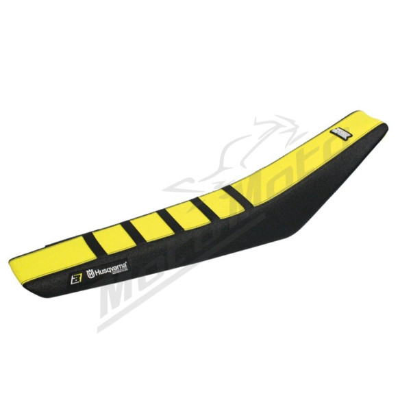 Blackbird Racing Zebra seat cover Black/Yellow Husqvarna TC / FC 125-450cc 2023
