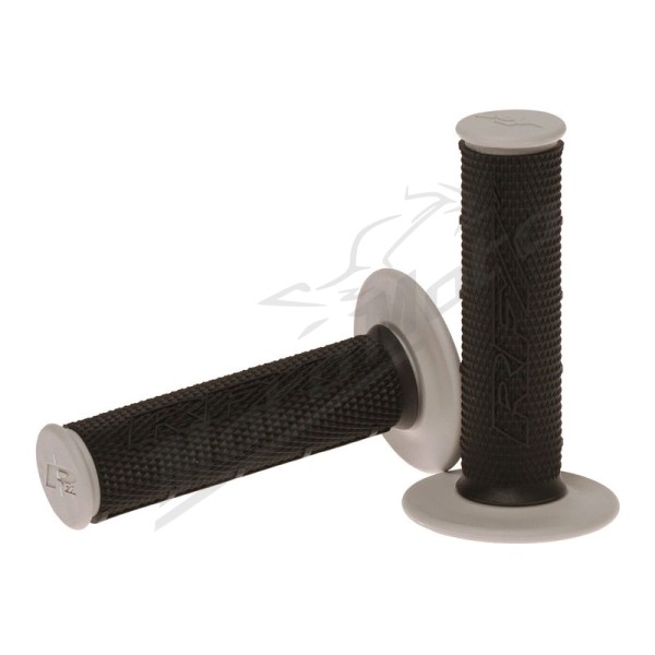 RFX Pro Series Dual Compound Grips Black Centre (Black/Grey) Pair 22 mm.