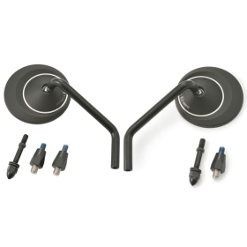 DAYTONA D-MIRROR-8 ROD Universal black mirror M10 1pc