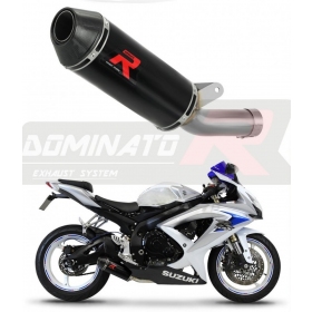 Exhaust silencer Dominator HP3 BLACK LOW LEVEL SUZUKI GSX-R 750 2008-2010