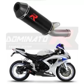 Exhaust silencer Dominator HP3 BLACK LOW LEVEL SUZUKI GSX-R 750 2008-2010