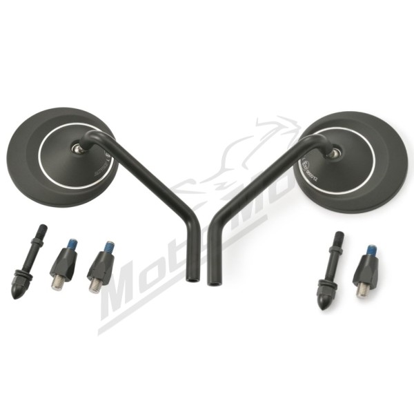 DAYTONA D-MIRROR-8 ROD Universal black mirror M10 1pc