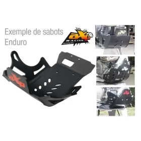 AXP Enduro Skid plate black HDPE 6mm ​​​​​​​GAS GAS EC 200-300cc 2001-2009