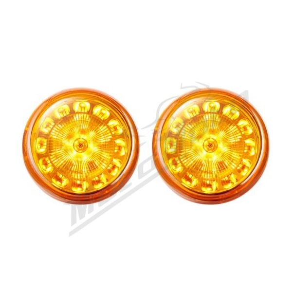 CUSTOM DYNAMICS ProBEAM® Turn Signal Inserts Harley Davidson FLD / FLHC / FLHCS 1450-1923cc 99-24
