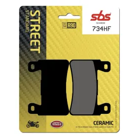 SBS HF Street 734HF Ceramic Organic Brake Pads Honda / Hyosung 250-1800cc 98-20