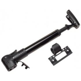 Bicycle pump with holder