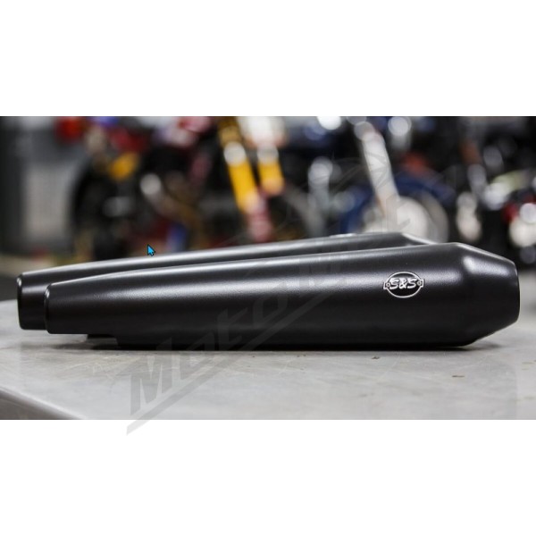 S&S CYCLE Race only Slip-On Mufflers Royal Enfield Continental / Interceptor 650cc 19-23