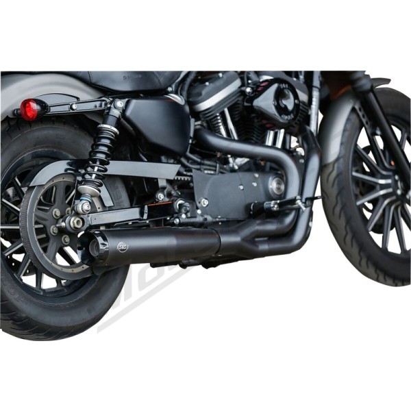 S&S CYCLE SuperStreet 2:1 50 State Exhaust System Harley Davidson XL 883-1200cc 14-22