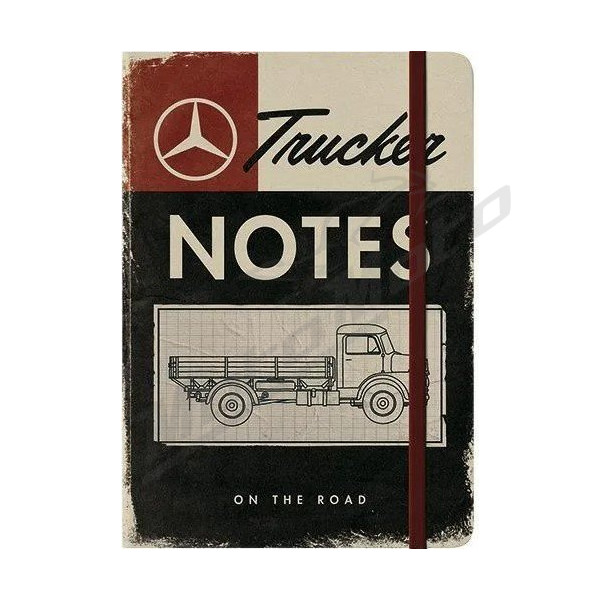 NOTE BOOK DAIMLER TRUCK TRUCKER NOTES 15x20cm