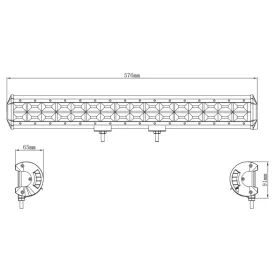 Kinwons Universal Led Bar 10-30V 384W Flood