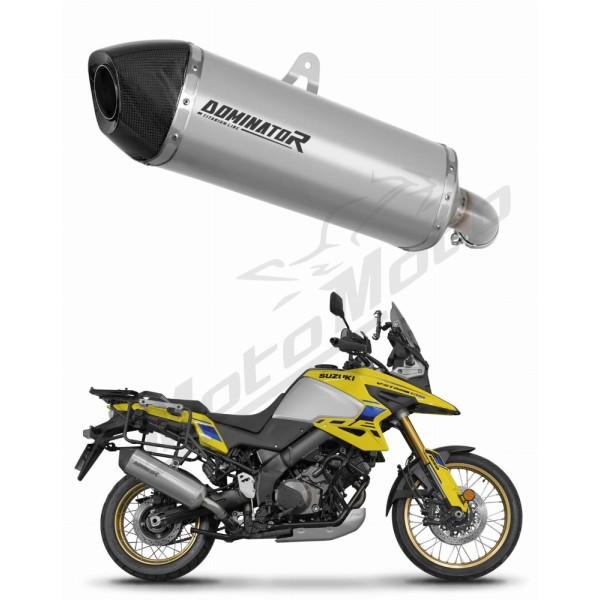 Suzuki V-Strom 1050 DE 2023-2025 Dominator Exhaust Silencer Muffler Titanium HP7 + dB killer