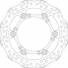 Sbs Front Brakedisc 6066 Upgrade HUSABERG / HUSQVARNA / KTM