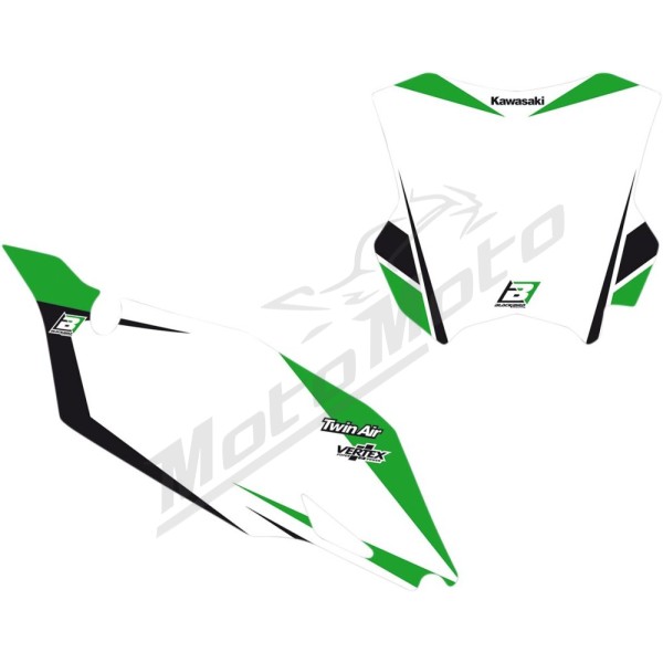 BLACKBIRD RACING Grafikų komplektas Kawasaki KX 250-450cc 12-16
