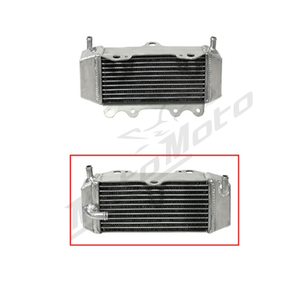 Psychic radiator reinforced with increased capacity Left Yamaha YZ-F / WR-F 250cc 01-06