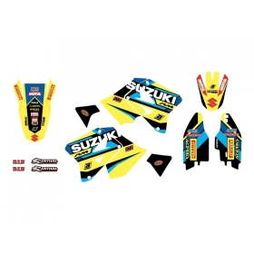 BLACKBIRD Pilnas grafikos komplektas Replica Racing Team 2019 Suzuki RM125/250 2001-2008