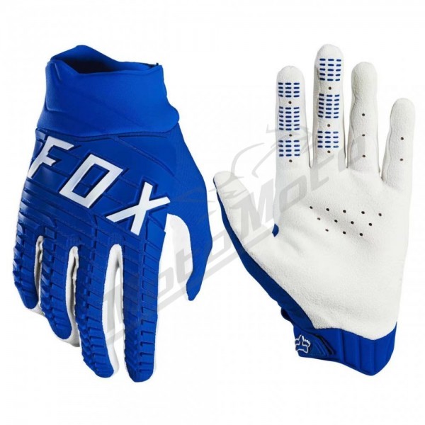 Gants Moto Cross FOX Legion Bleu Acier Orange 21