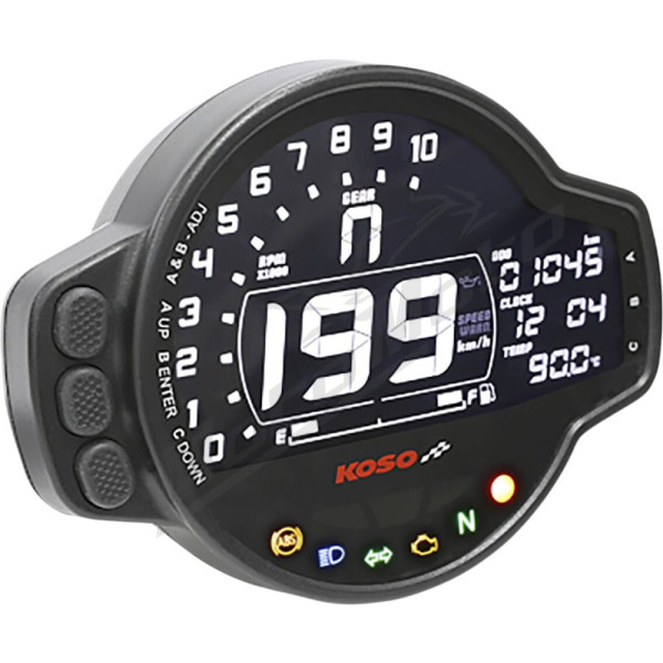 KOSO NORTH AMERICA MS-01 Multifunction Gauge 98 x 128 mm