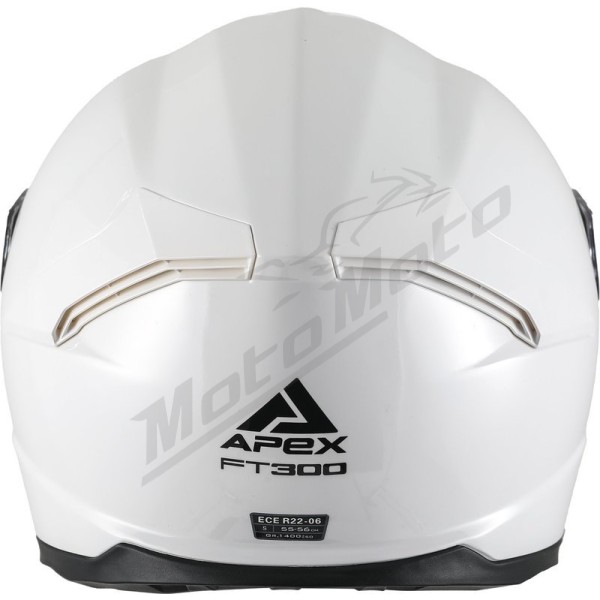 Helmet APEX FT300 Solid pearl White