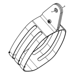 AKRAPOVIC Muffler Clamp Carbon Fiber Honda CRF 1100L 20-25