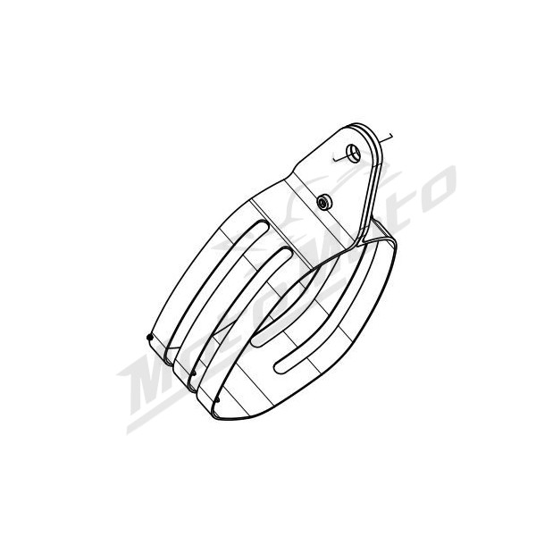 AKRAPOVIC Muffler Clamp Carbon Fiber Honda CRF 1100L 20-25