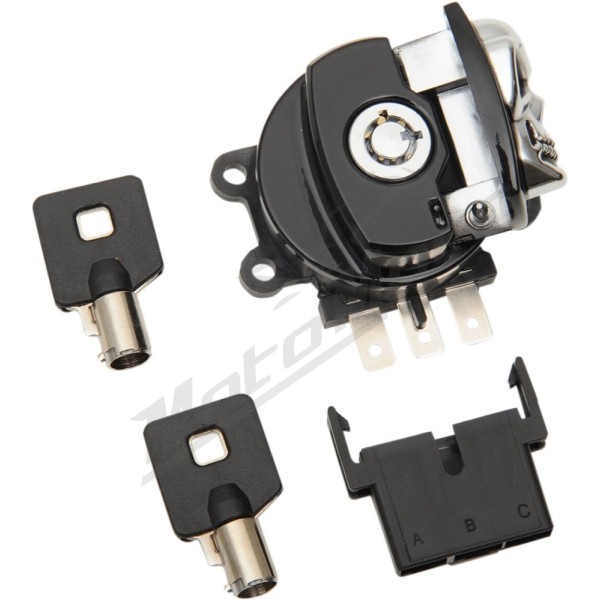 DRAG SPECIALTIES Skull ignition Switch Harley Davidson FLHR / FLHRC / FLHRCI / FLHRI / FLHRS / FLHRSI 1450-1690cc 99-13