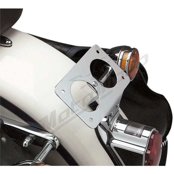DRAG SPECIALTIES Laydown License Plate Mount ​​​​​​​Harley Davidson FLST / FLSTC / FLSTCI / FLSTF / FLSTFI / FLSTFSE / FLSTI / FLSTN 1340-1584cc 97-07