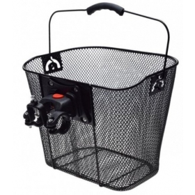 Handlebar basket with handle for bicycle 340x240x260 mm