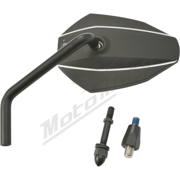 DAYTONA D-MIRROR-7 ROD Universal black mirror M10 1pc