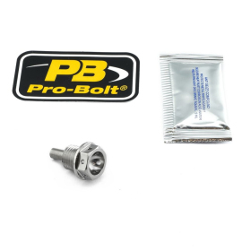 PRO BOLT Titanium Magnetic Sump/Drain Bolt Honda / Triumph / Yamaha 600-1300cc 85-22