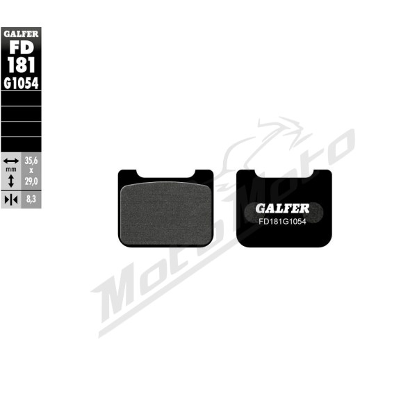 GALFER Semi-Metallic Brake Pads Aprilia RSV4 1000 2020