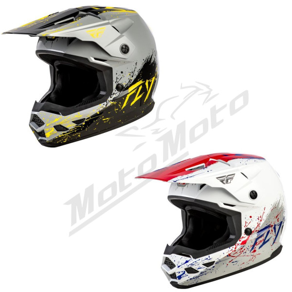 Helmet Off-road FLY RACING YOUTH KINETIC DRIP
