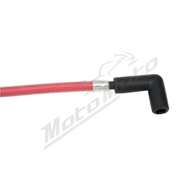 MAGNUM SHIELDING Spark Plug Wires Red Harley Davidson FLS / FLSTCI / FLSTF / FLSTFI / FXST / FXSTI / FXSTS 1450/1800 00-17 