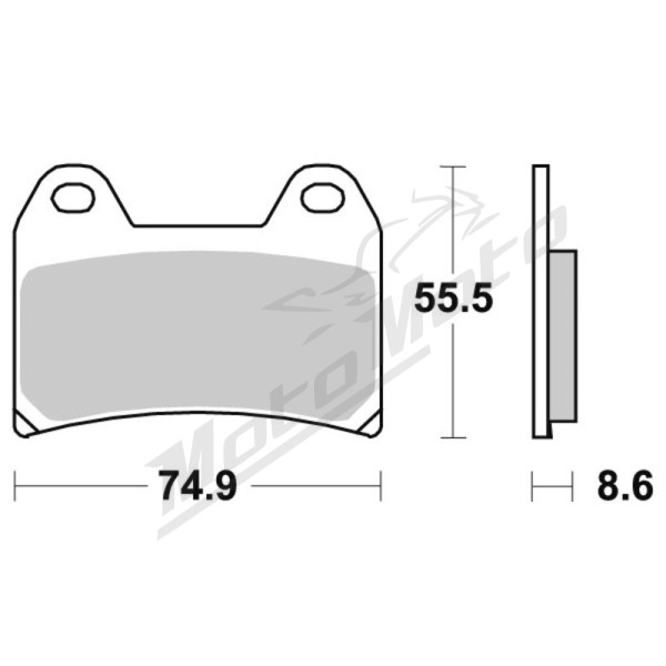 Sbs Brakepads Sintered Aprilia / Benelli / BMW / Cagiva / Ducati / Husqvarna / KTM / Moto Guzzi / Moto Morini / MV Agusta / Suzuki / Victory / Yamaha 600-1634cc 94-23
