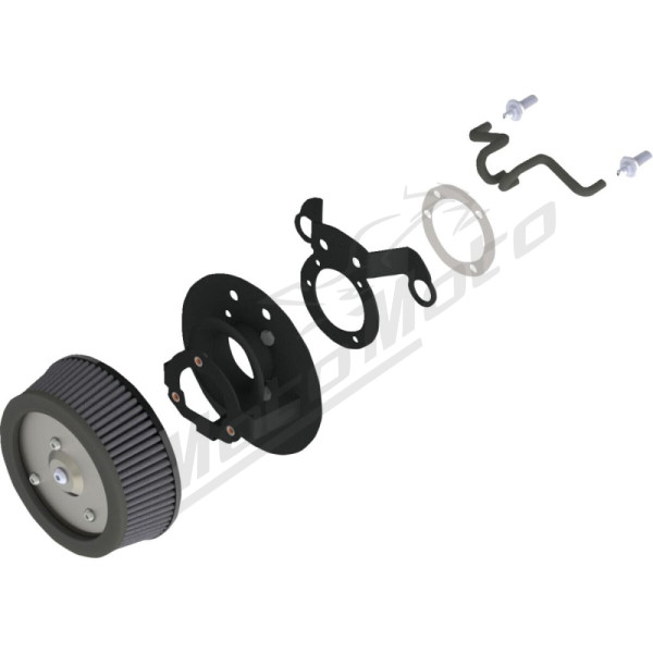 VANCE & HINES "VO2 Naked" Oro įsiurbimo rinkinys Harley Davidson XL / XLH 883-1200cc 91-22