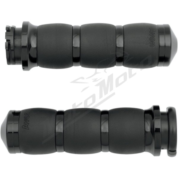 AVON GRIPS 3-Ring Velvet Air Grips Harley Davidson 883–1800 cc 1982–2022
