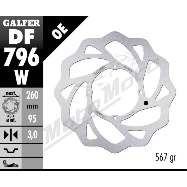 GALFER Wave® Brake Rotor KTM Freeride EV-350cc 12-23