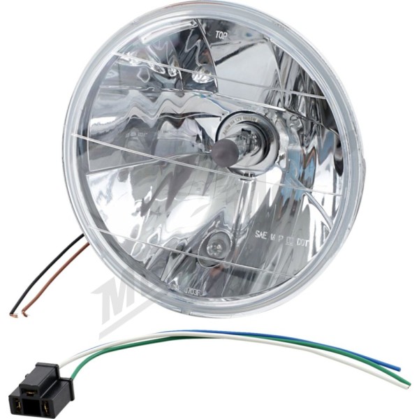 DRAG SPECIALTIES 7" Headlight With Running Light 178 mm