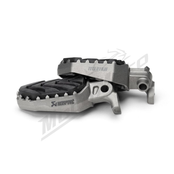 AKRAPOVIC Adventure Titanium Foot Pegs Yamaha XTZ 690-700 19-25