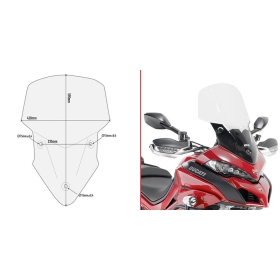 Givi stiklas, skaidrus DUCATI 950-1260 MULTISTRADA 15-21