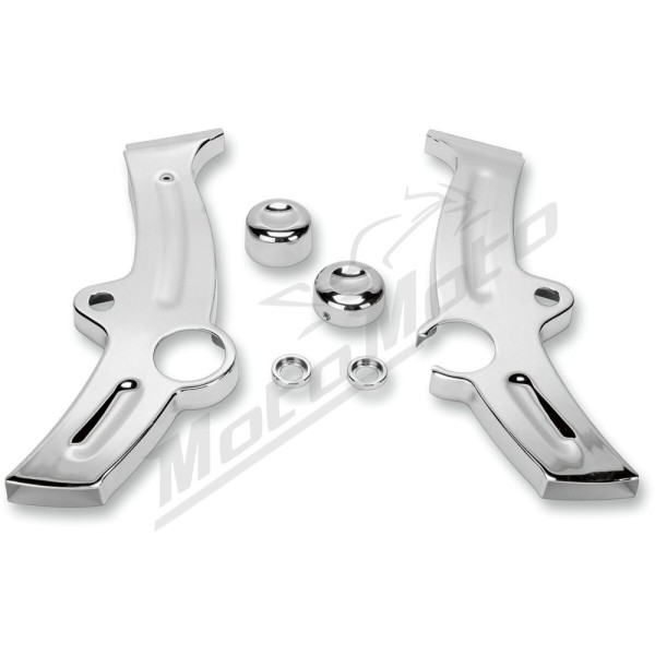 KURYAKYN Boomerang Frame Covers Harley Davidosn FLST / FLSTC / FXST / FXSTB / SXSTS 1450/1800 00-07