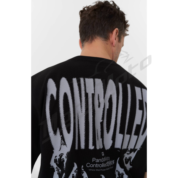 Pando Moto Luke Controlled Chaos Oversized Marškinėliai Unisex