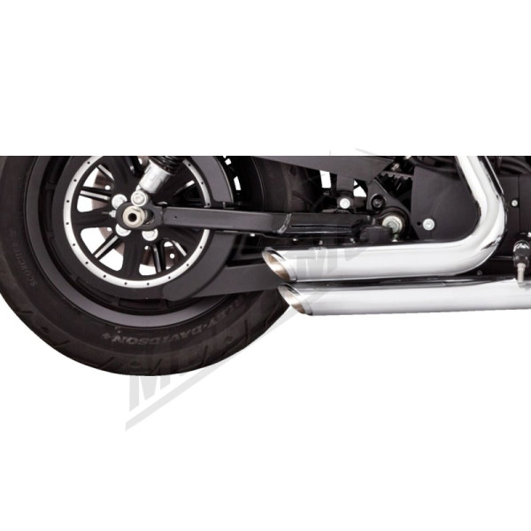 VANCE & HINES Shortshots Staggered Exhaust System Chrome Harley Davidson XL 883-1200cc 14-22