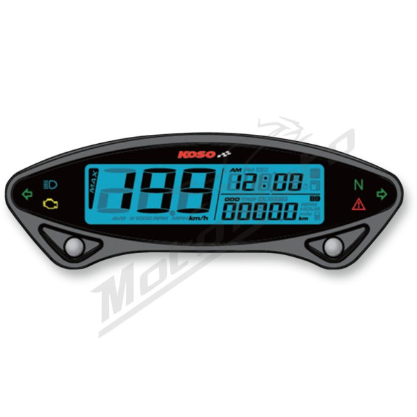 KOSO DB EX-03 Spidometras 120 x 40 x 23 mm